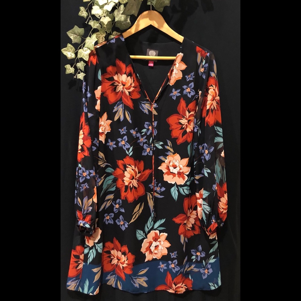 Vince Camuto Floral Shift Dress